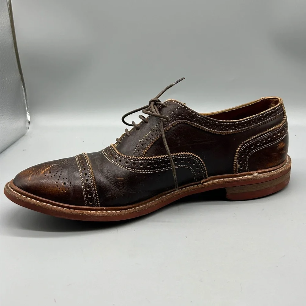 Allen Edmonds Cap-Toe Oxford with Dainite Rubber Sole Sz 12